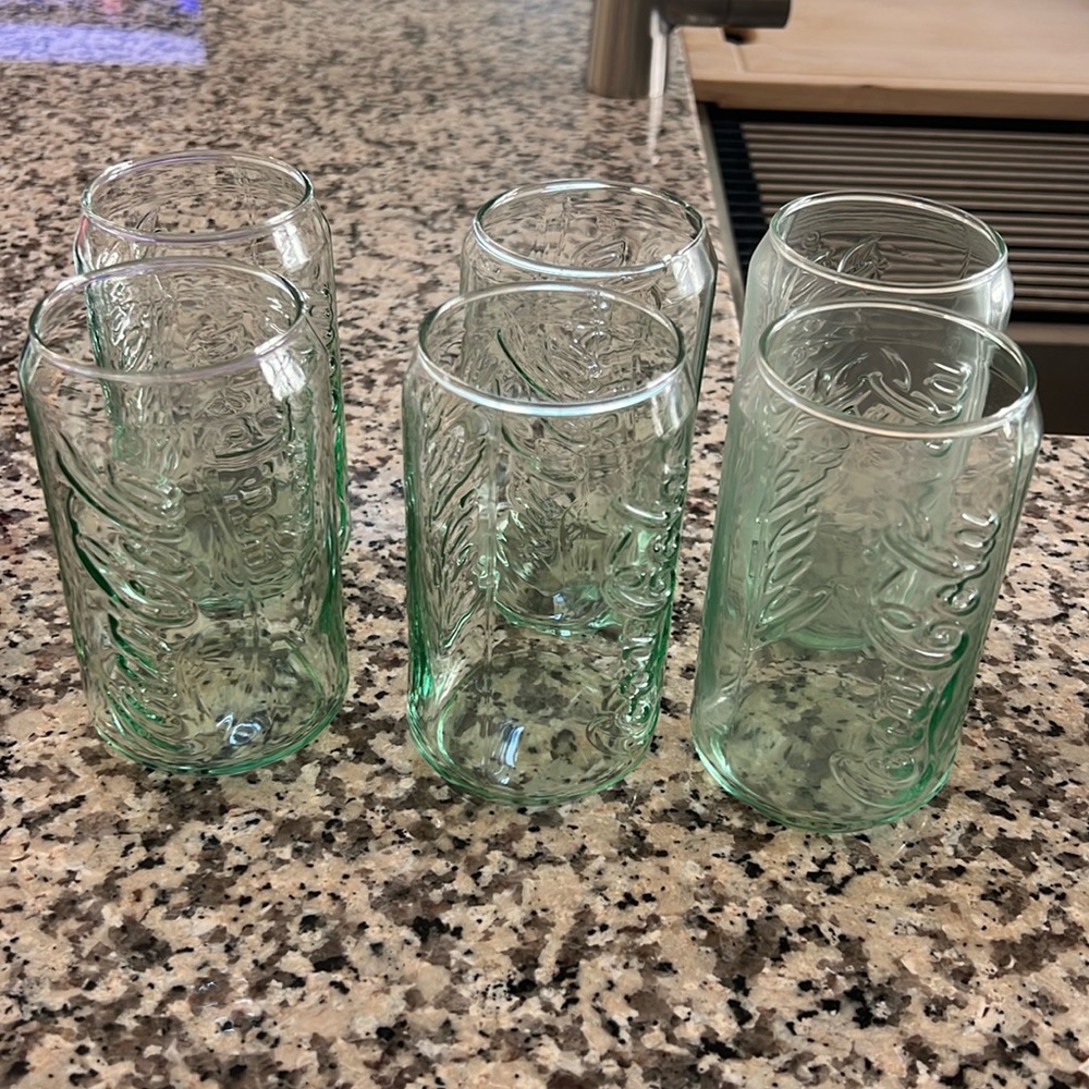 6 Coca Cola Glasses